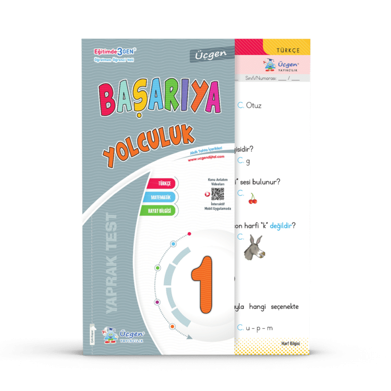 1.SINIF - Başarıya Yolculuk - Yaprak Test