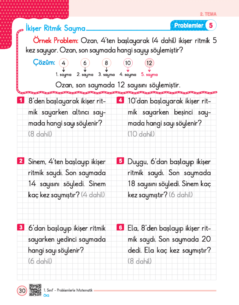 1.SINIF - Problemlerle Matematik - Görsel 4