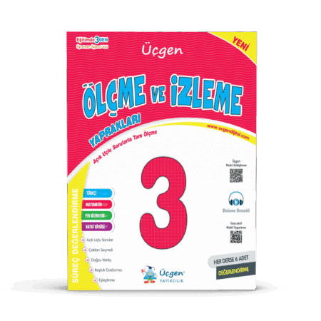 3.SINIF – SÜREÇ ve ÖLÇME DEĞERLENDİRME – Sınav Kitabı – Her Ders için 6 Sınav - Tam Ölçme Yaprakları