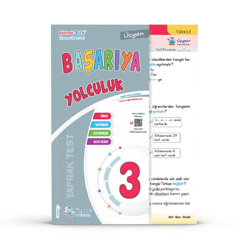 3.SINIF - Başarıya Yolculuk - Yaprak Test