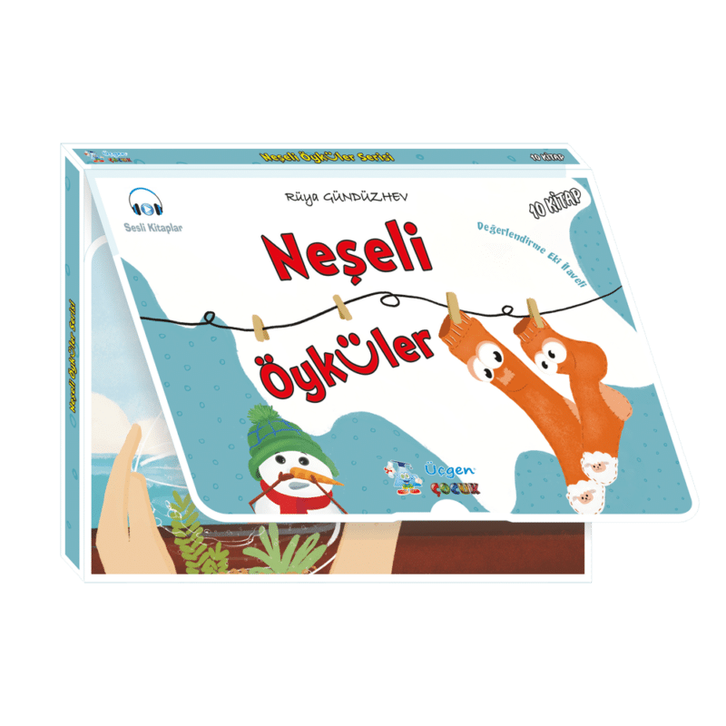 Neşeli Öyküler Serisi - 10 Kitap + Değerlendirme Eki Kutulu