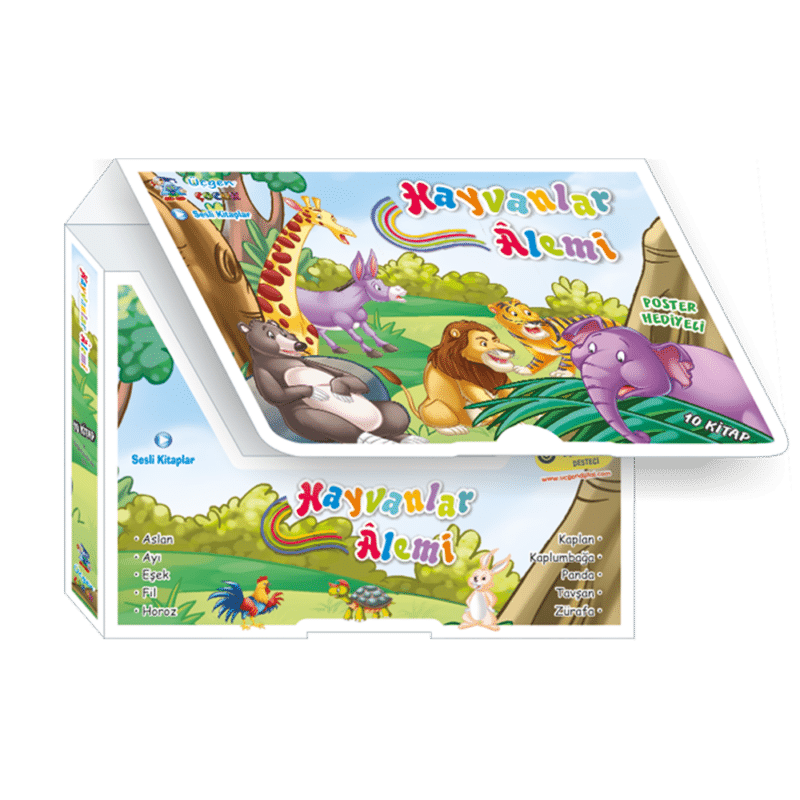 Hayvanlar Âlemi - Kutulu 10 Kitap
