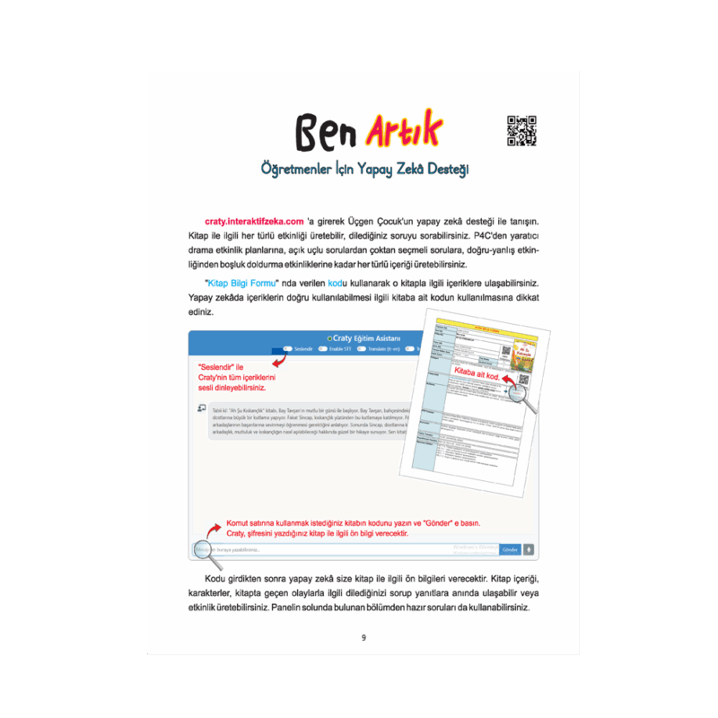 1. Sınıf - Ben Artık - P4C Öğretmen Kılavuzu - Görsel 5