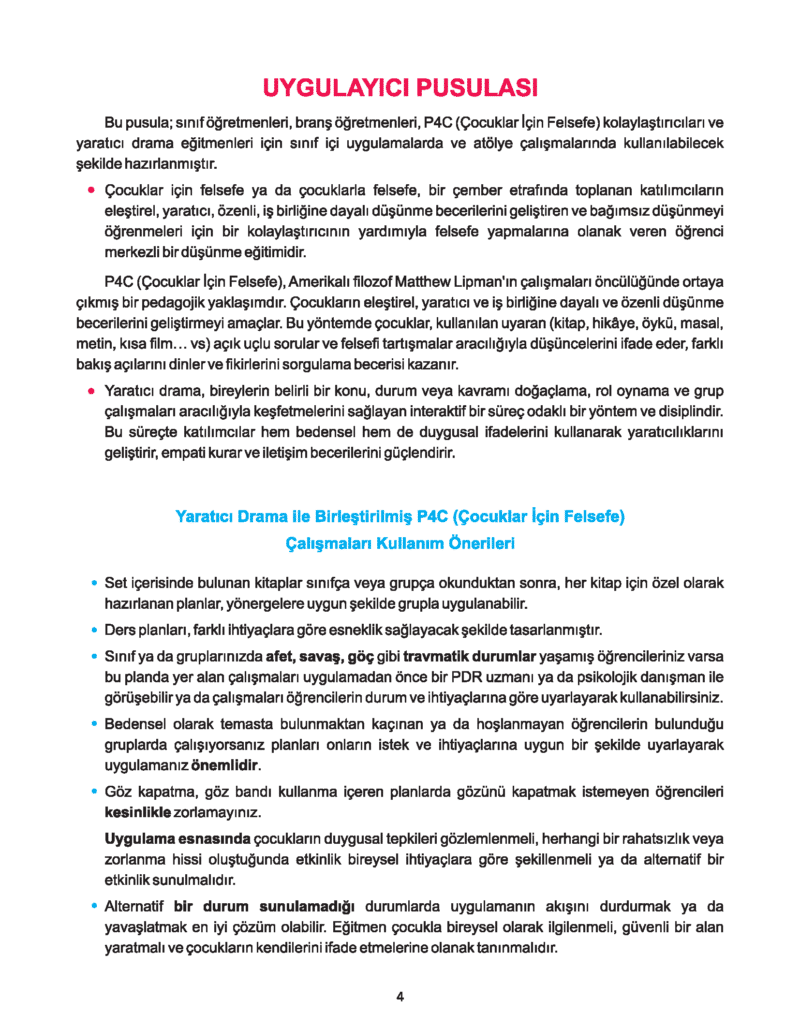 2. Sınıf - Felsefe Atölyesi - P4C Öğretmen Kılavuzu - Görsel 2