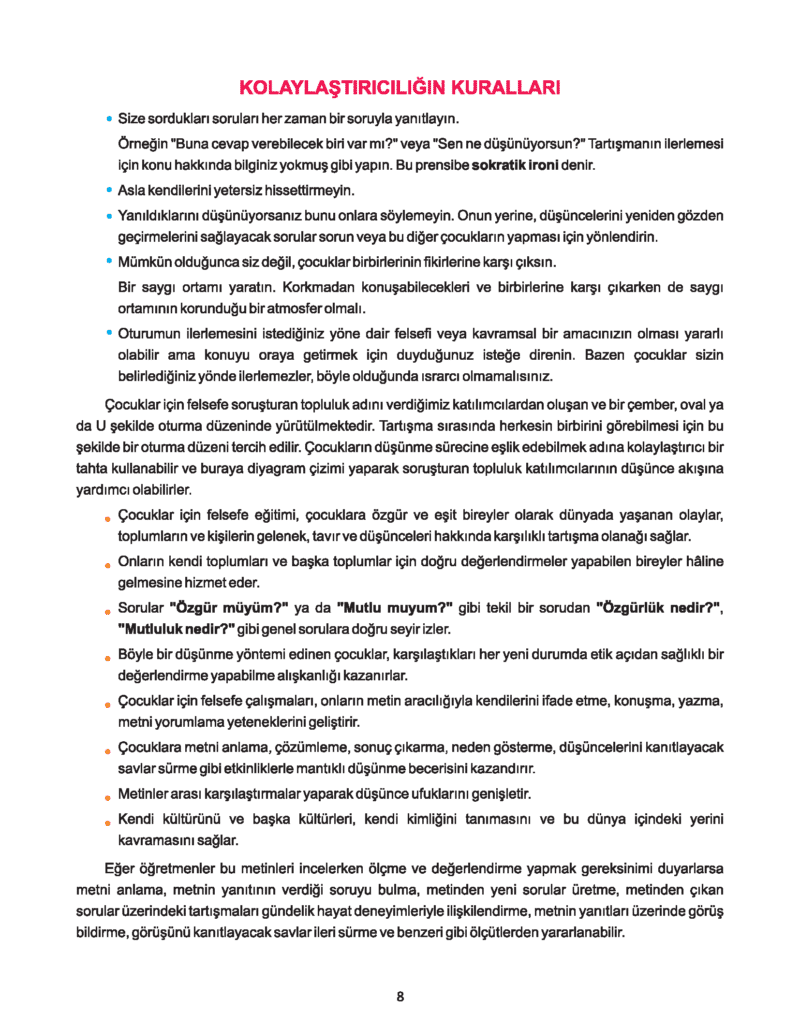 3. Sınıf - Lokmalık Masallar - P4C Öğretmen Kılavuzu - Görsel 4