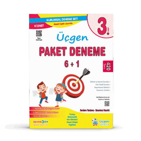 3. Sınıf - PAKET DENEME 7 li + Üçgen Mobil Optik
