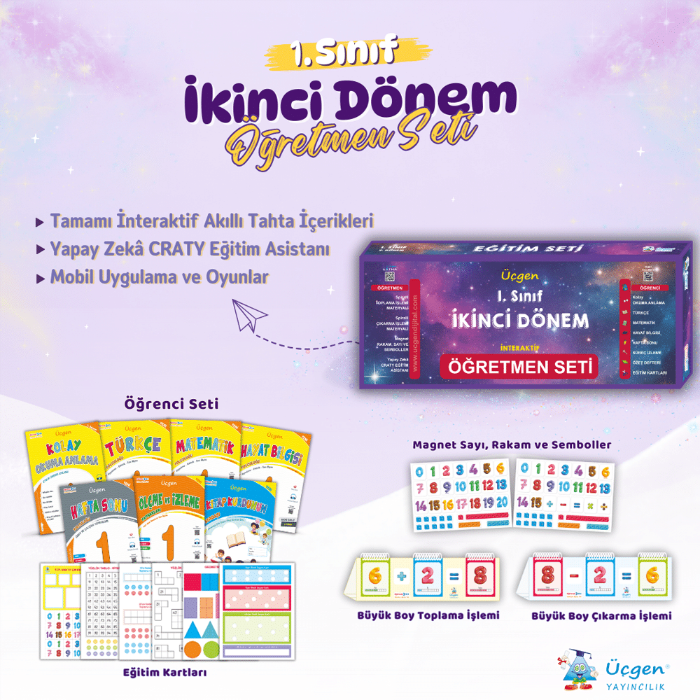 1. Sınıf - Beceri Temelli - İLKOKUL İNTERAKTİF ÖĞRETMEN SETİ 2. Dönem - 2026 - Görsel 2
