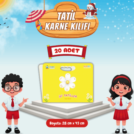 Tatil Karne Kılıfı - Papatya (20'li Set)